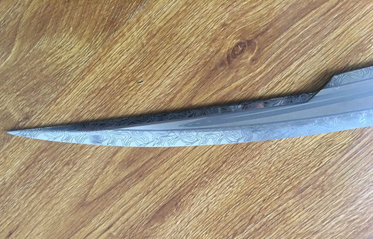 战斗天使阿丽塔刀大马士革刀1比1铳梦金属武器周边模型未开刃