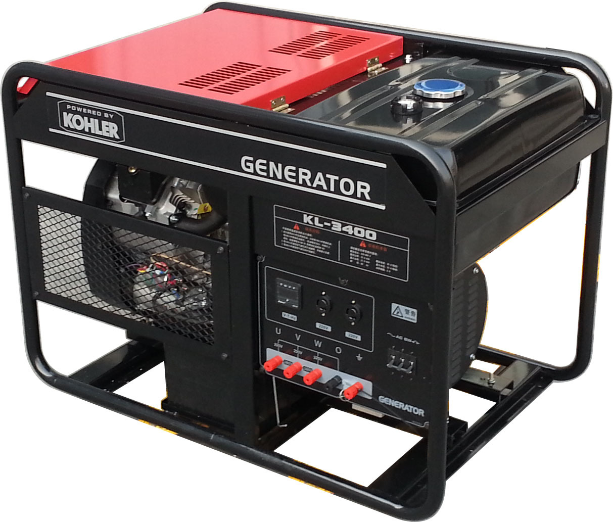18kw 科勒汽油发电机 kl3400 220/380v 车载汽油发电机