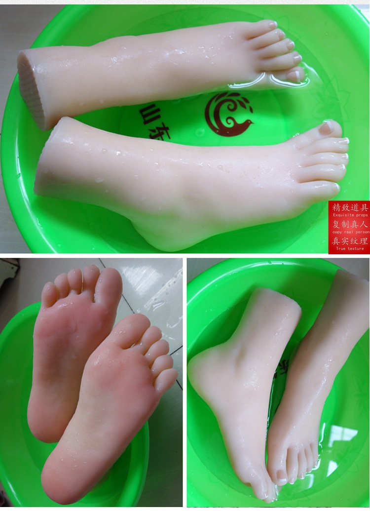 一件代发倒模仿真模美女丝袜丰满微胖拍摄鞋袜展示道具美女脚3811