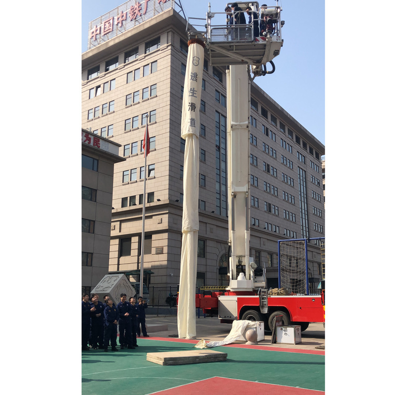 厂家供应高楼逃生滑道 消防柔性救生滑道阳台云梯逃生滑道