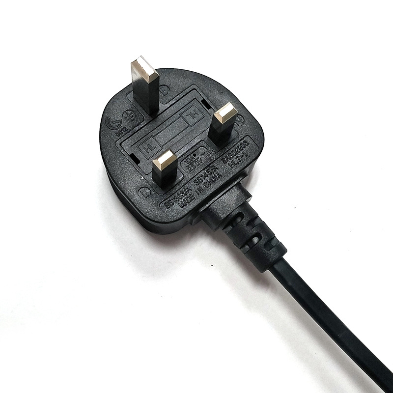 新加坡插头线13a英式插头电源线 bs vde认证品字尾英规电源线