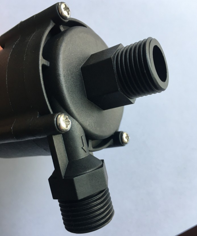 90度螺纹24v直流水泵热水器增压循环泵