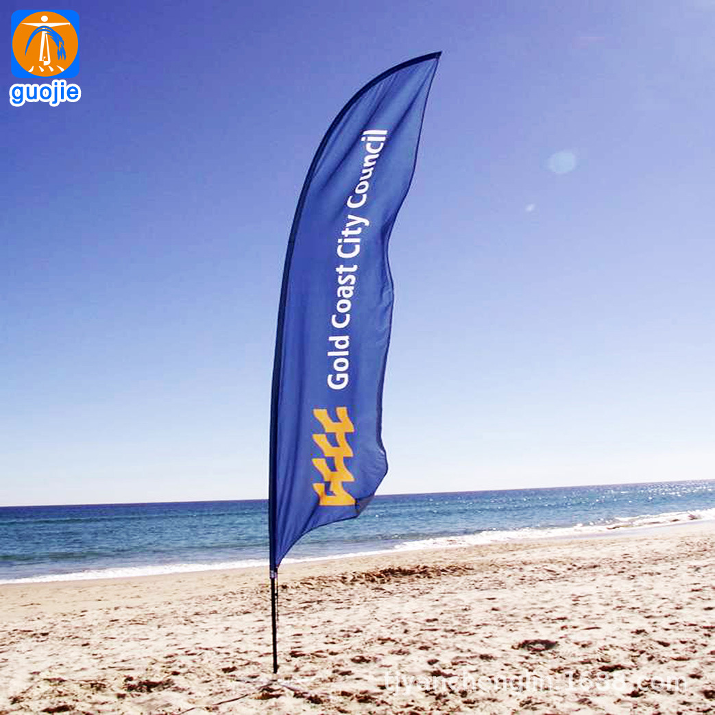 厂家供应热转印旗帜布热升华写真沙滩旗写真制作喷画价格优廉