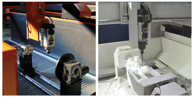 五轴立体泡沫雕刻机 婚庆泡雕沙盘消失模户外模型四轴泡沫雕刻机