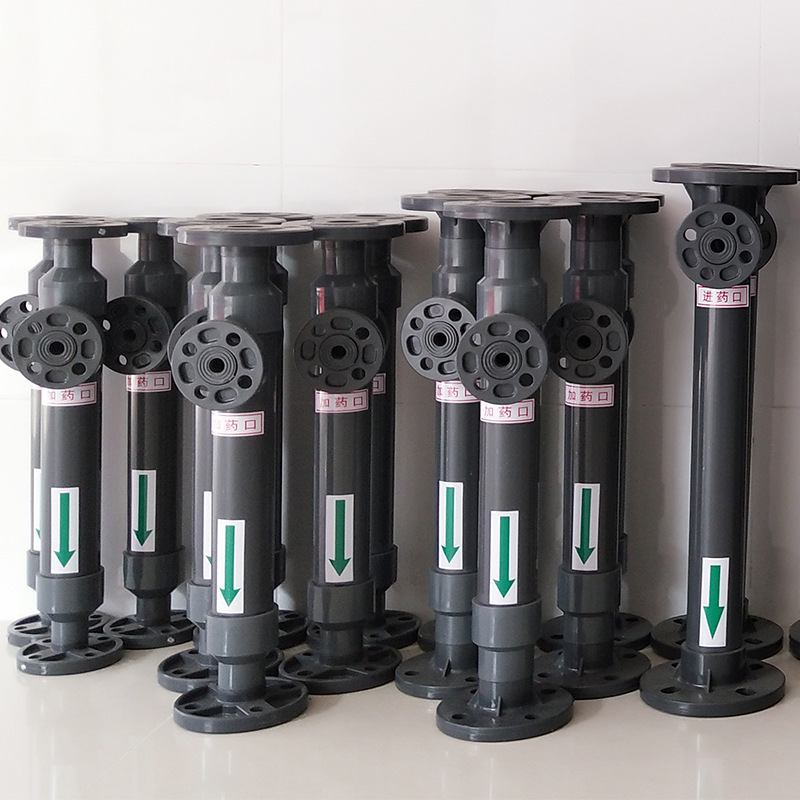upvc静态管道混合器304不锈钢管道混合器水处理加药液体混合器