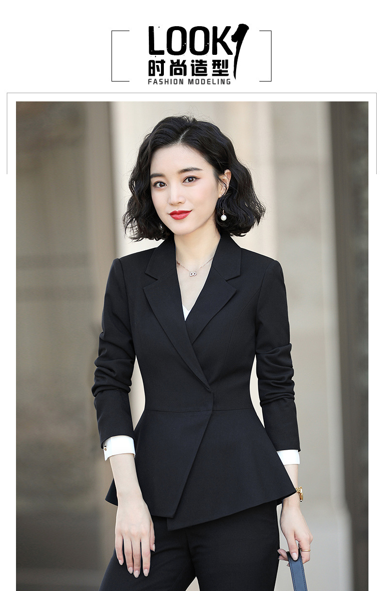 职业装女时尚气质女士西装套装女英伦风西服商务正装工作服女秋冬