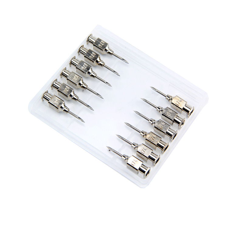 金皇冠兽医针兽用不锈钢针头金皇冠猪牛羊注射针兽医针14*13 12支