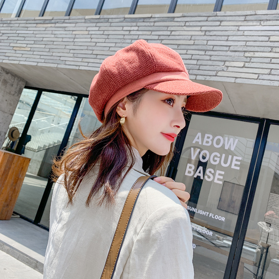 &mdash;&mdash;&mdash; 超赞的一款贝雷八角帽 经典千鸟格元素搭配