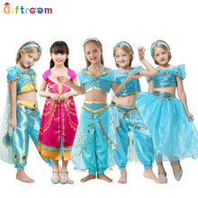 欧美外贸中东迪拜衣服儿童阿拉伯茉莉公主童装 阿拉丁服装