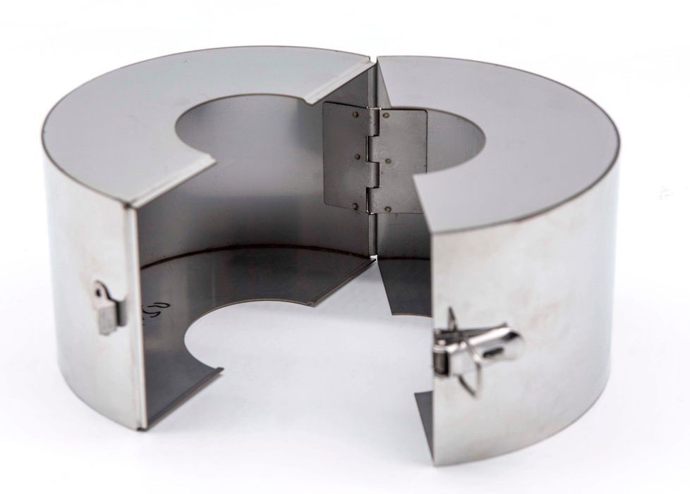 20镀锌碳钢法兰保护套防护罩防飞溅耐碱防腐蚀工厂直销