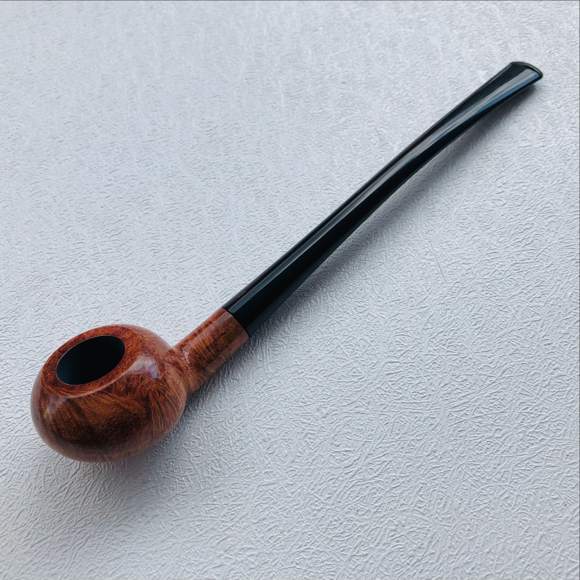 三森批发 石楠木烟斗 烟丝实木斗9613#加长阅读斗