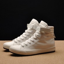 Men white canvas boys帆布鞋男女sports women casual