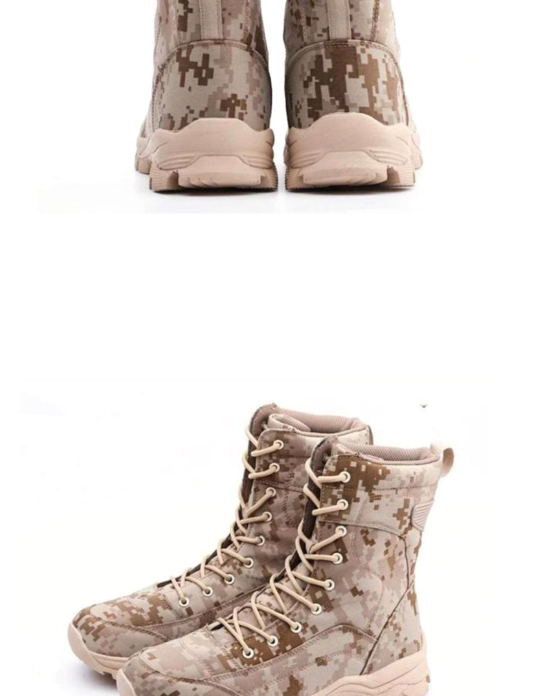 1882沙漠靴迷彩靴全天候作战训练靴减震陆战超轻耐磨沙漠靴