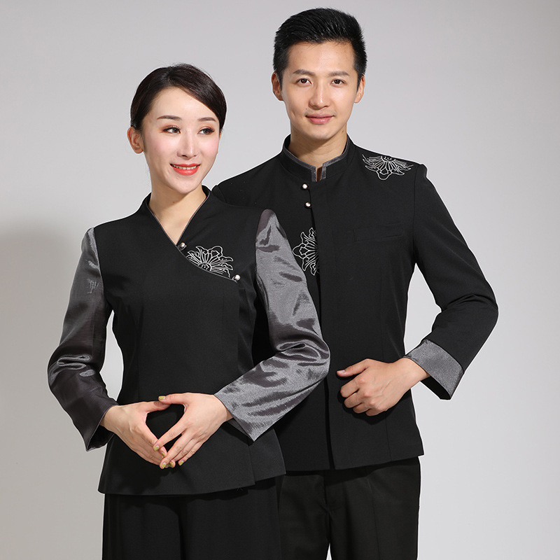 高端五星级酒店大堂经理前厅服务员领班工作衣新款长袖制服男女