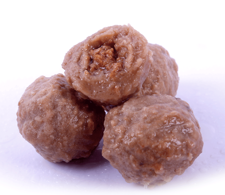 鸿津包心牛肉风味丸2500g 袋牛丸关东煮麻辣烫火锅食材 约22g/粒