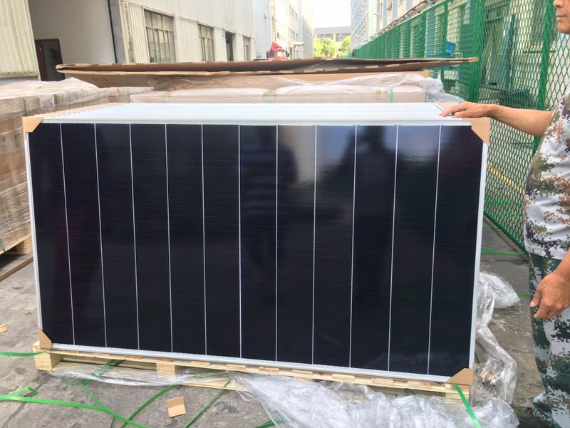 厂家供应通威太阳能叠瓦410w太阳能电池板光伏发电板组件