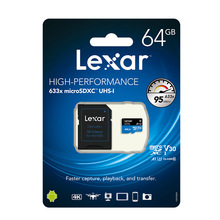 雷克沙（Lexar）TF卡64G 633X 95MGoPro大疆行车记录仪高速内存卡