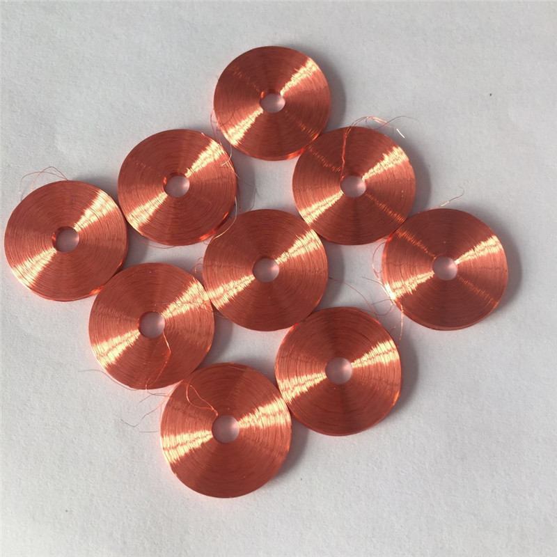 厂家加工定制 电磁感线圈 自粘漆包线线圈 0.06漆包线可双绕