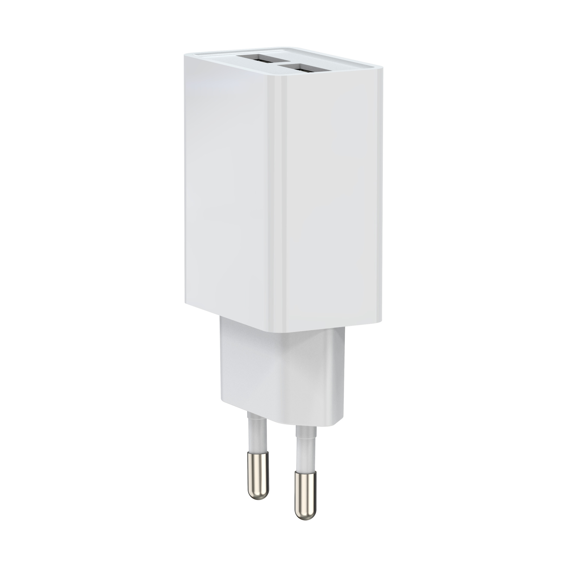 工厂直销双口usb充电器 5v2a 欧规美规充电头 oem礼品单定做logo