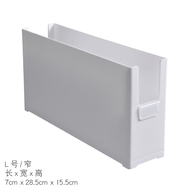 Japanese Style Kitchen Cabinet Right Angle Storage Box Desktop File Cosmetic Mask Storage Box Drawer Divider Box