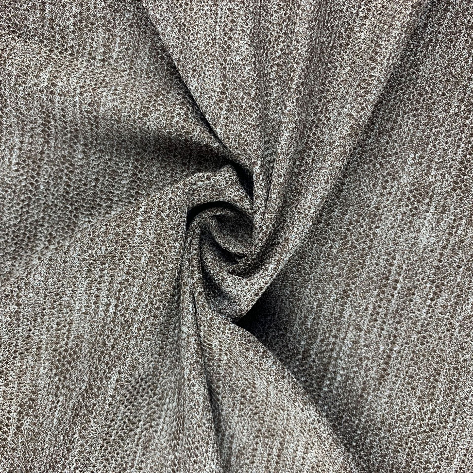 全涤纬编针织小提花 仿棉菠萝花面料 2020年新款面料