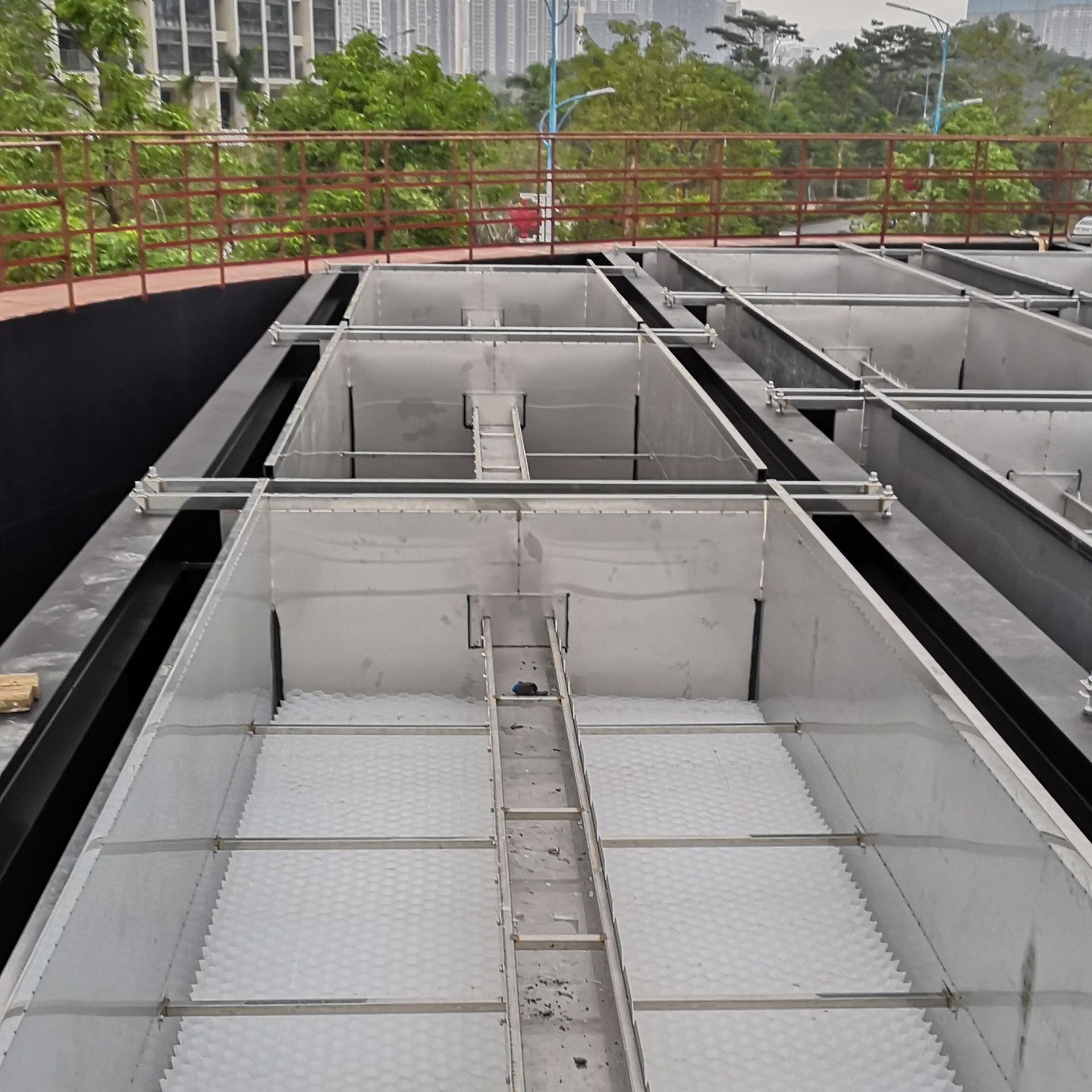 江苏帛兴六角蜂窝ppocp斜管填料沉淀池二沉池聚丙烯乙