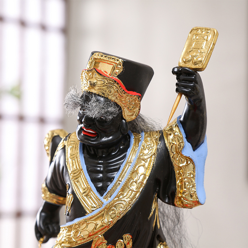 黑白无常神像七爷八爷供奉树脂佛像居家供奉摆件16寸