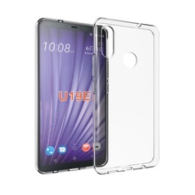 适用于HTC U19E 透明软胶TPU防水纹素材全包清水手机套批发