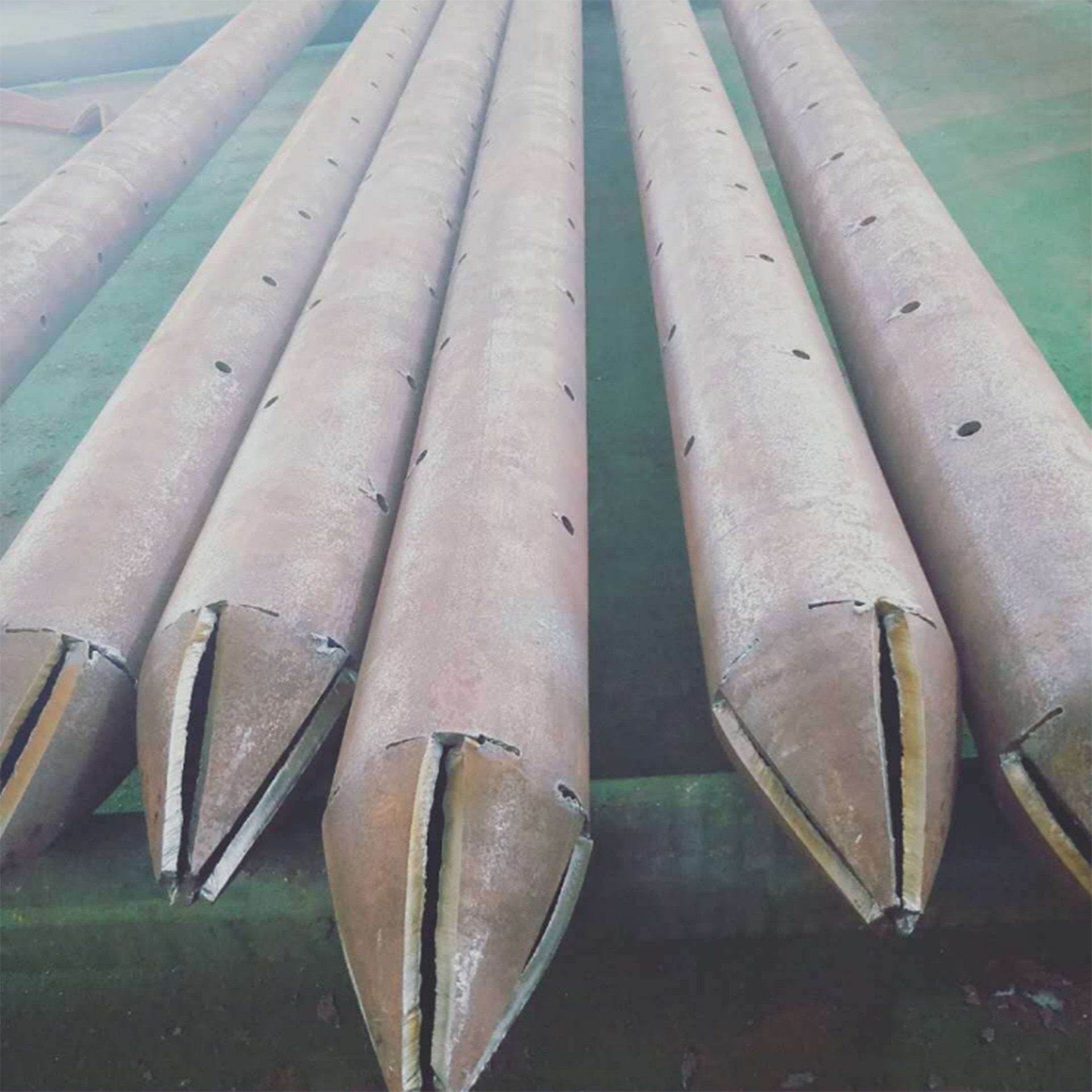 施工设备及配件-厂家直销矿用支护钢花管工程支护钢花管超前小导管