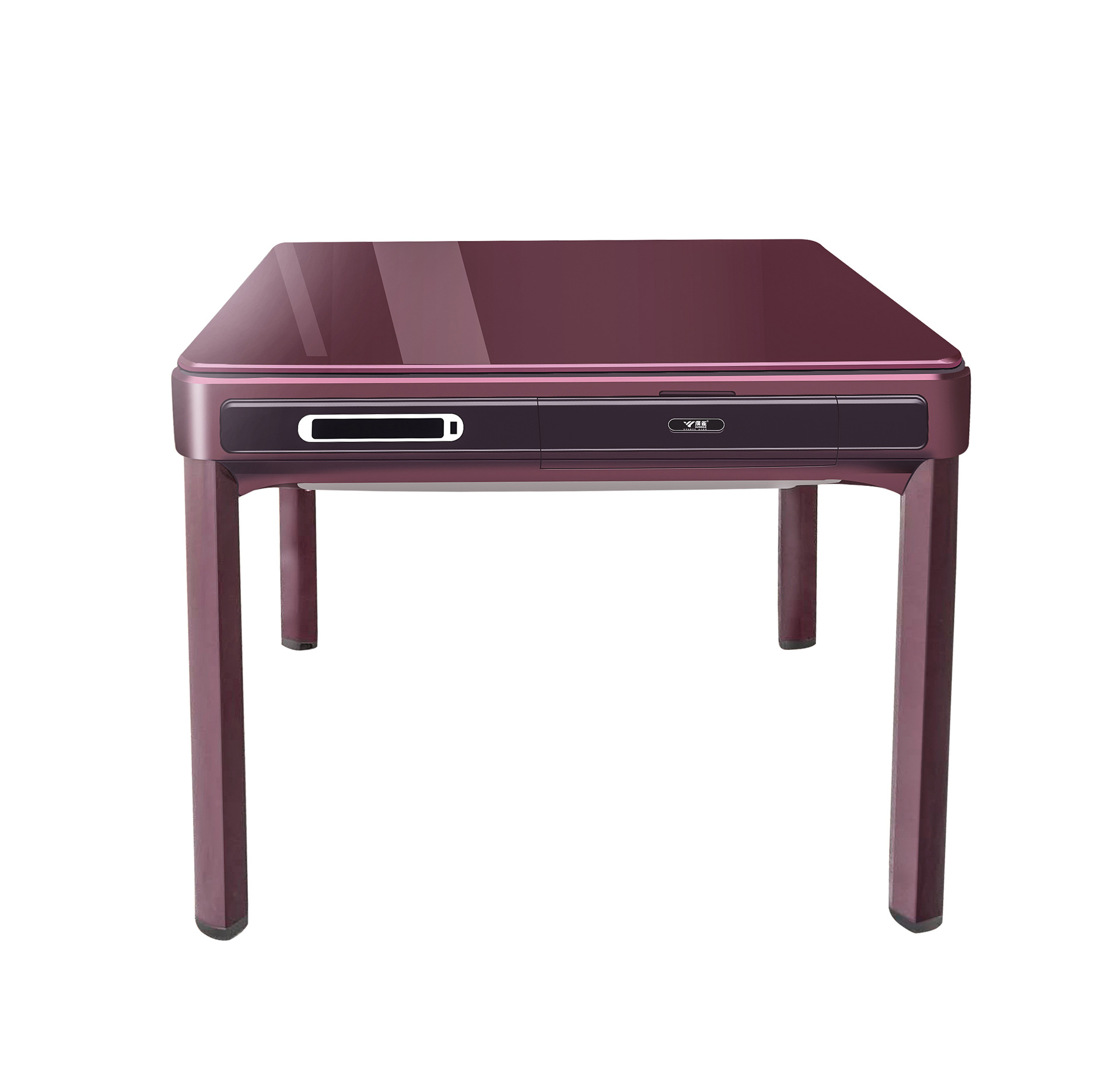 批发电动麻将桌低音家用四口出牌usb充电棋牌桌餐桌麻将机全自动