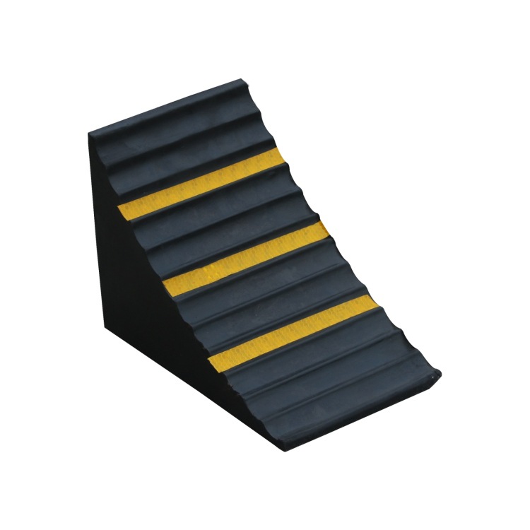 橡胶三角木带手柄止退器便捷式斜坡止滑器阻车器挡车器