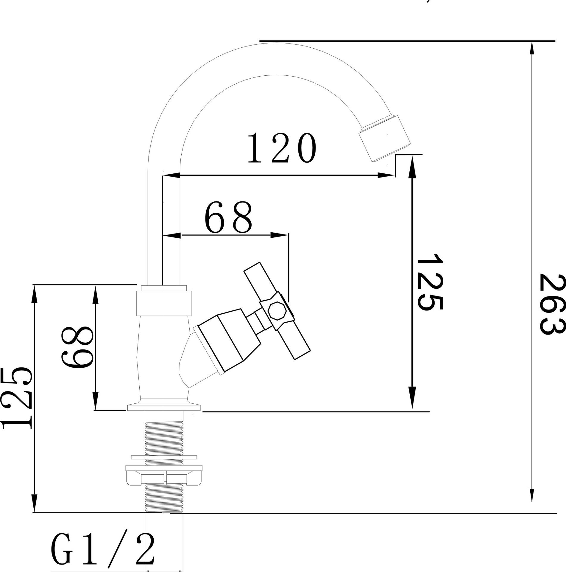 abs塑料电镀单冷水龙头 厨房水池快开水龙头厂家直销
