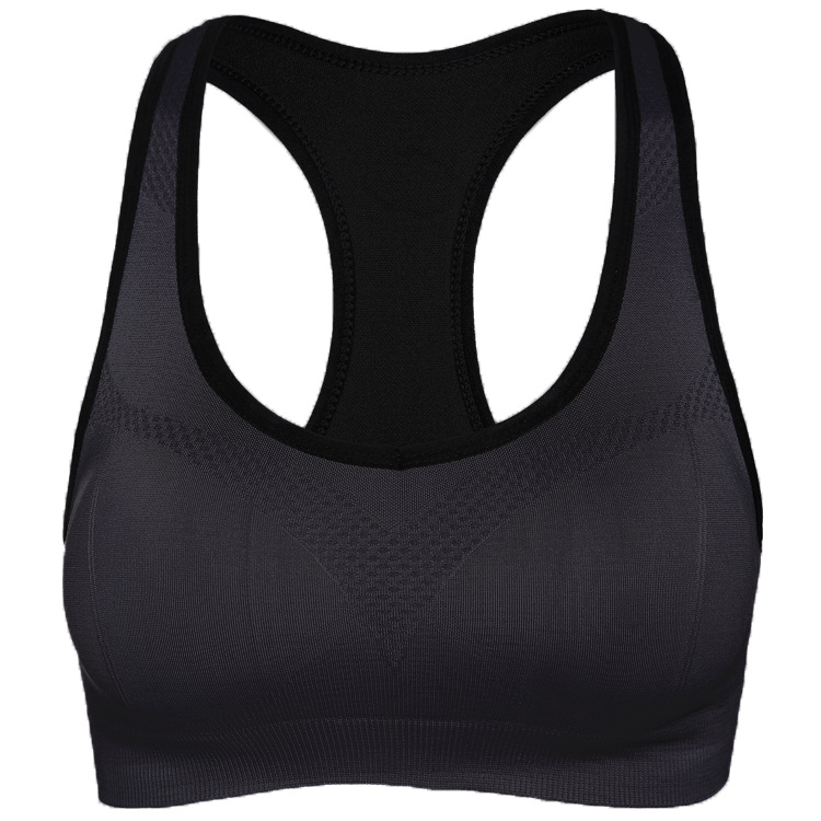 No Steel Ring Hollow-out Back Hole Peach Heart Beauty Back Exercise Bra Shockproof Fitness Yoga Running Vest Sports Underwear for Women