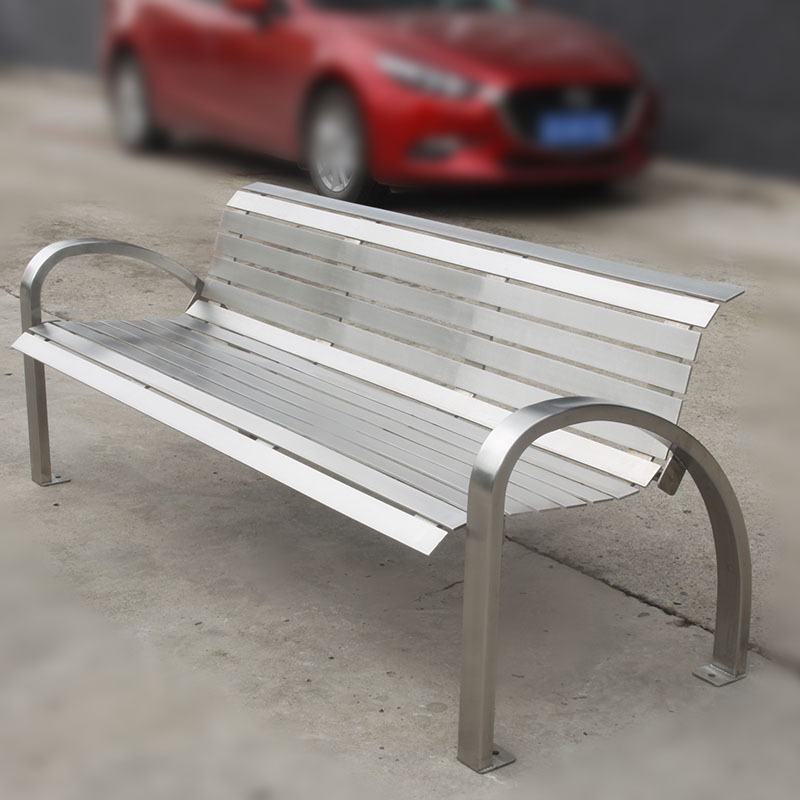 园林铁艺室外坐凳休闲长椅户外公园长椅小区休息铁制座椅子可定制