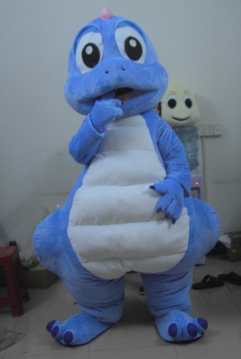 蓝龙恐龙行走卡通人偶服装道具动漫cos玩偶衣服头套演出服现货