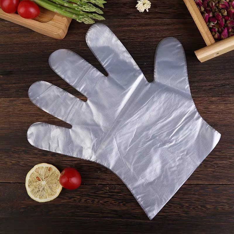 鑫泰一次性手套塑料透明食品加厚餐饮手套抽取式100型盒装手套