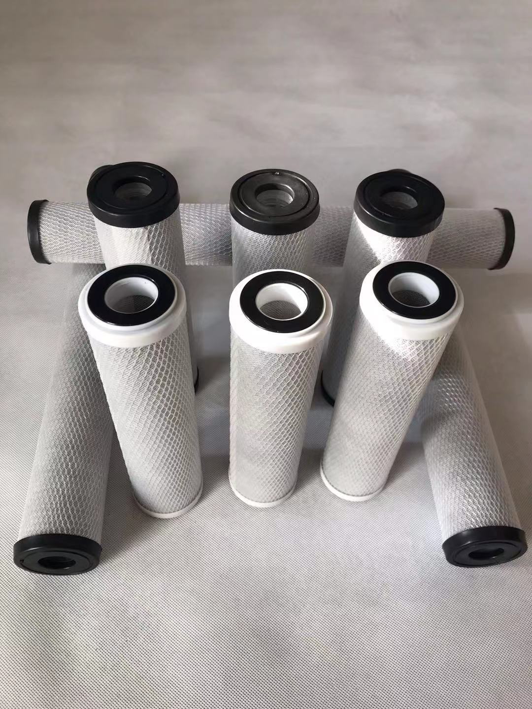 碳棒滤芯_厂家10寸压缩活性炭碳棒cto滤芯家用净水器前置滤芯