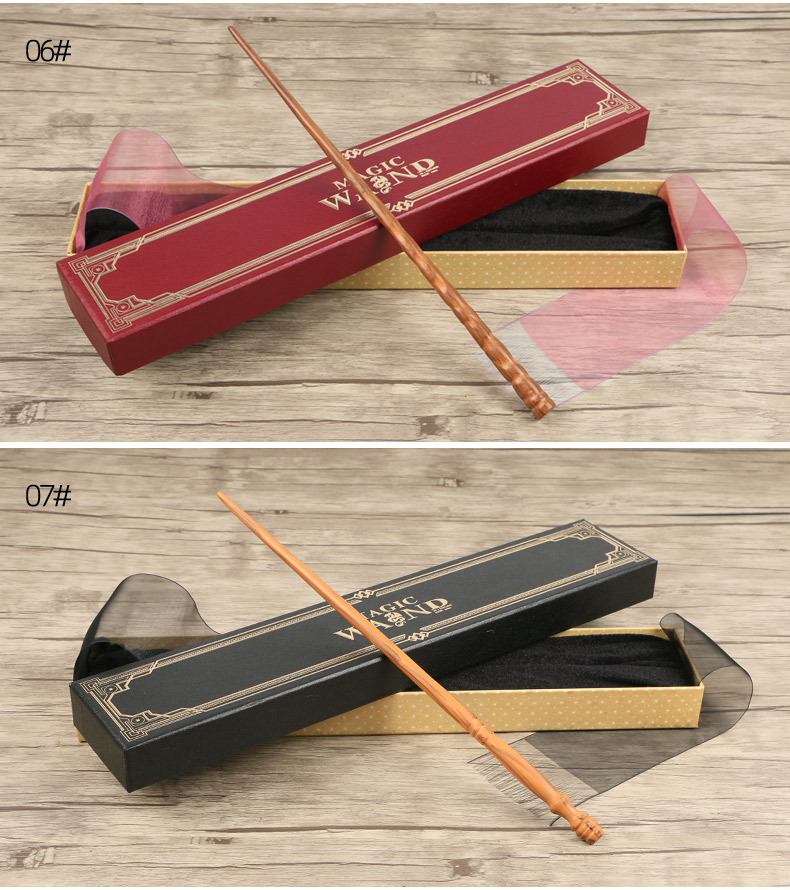 新品魔术棒魔法棒阿不思波特斯科皮马尔福金属芯魔杖道具万圣节-阿里