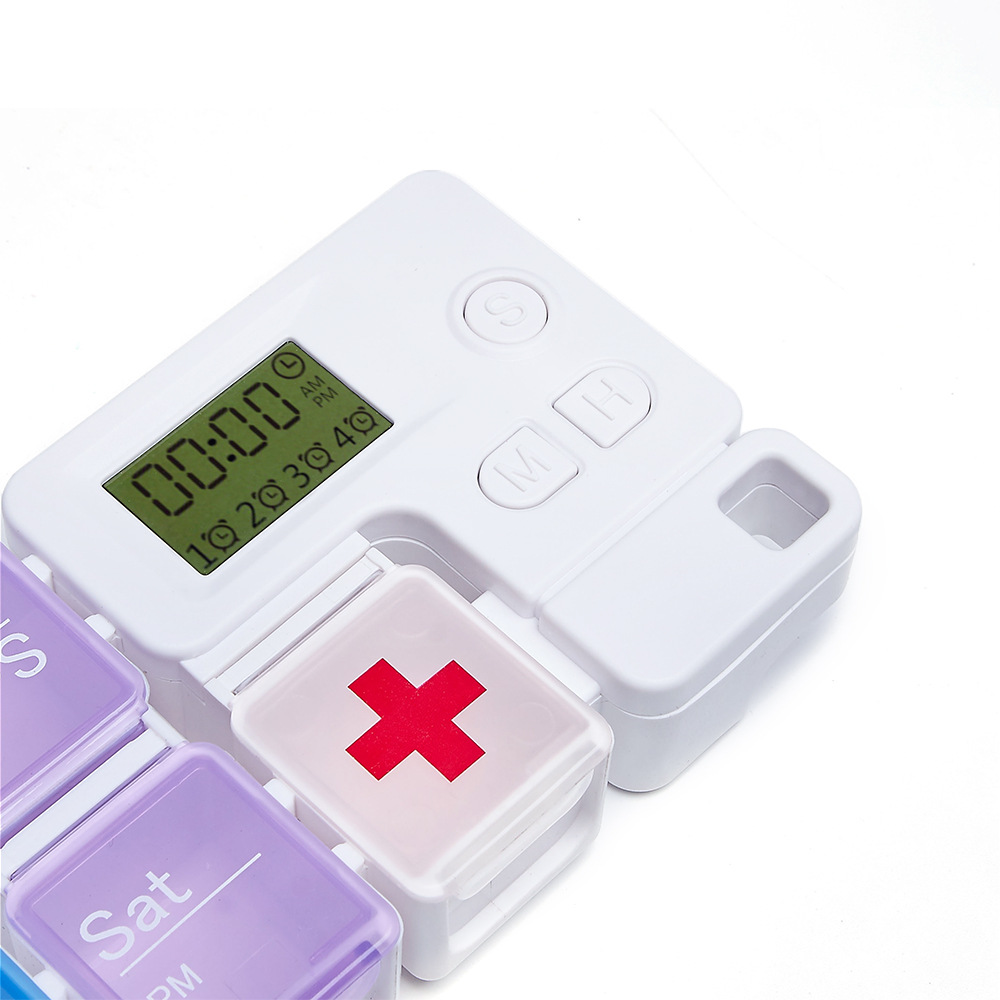 15格医疗提醒电子智能药盒/便携药盒厂家直销