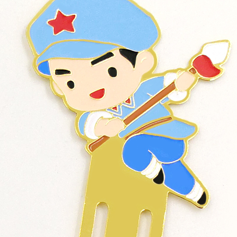 小红军文创书签红色革命文化纪念礼品创意产品开发旅游工艺品定制