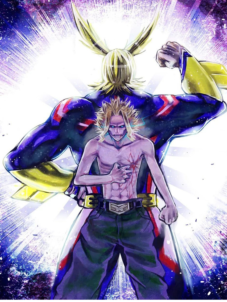 万圣节动漫版我的英雄学院蓝色欧尔麦特cosplay连体紧身衣服现货