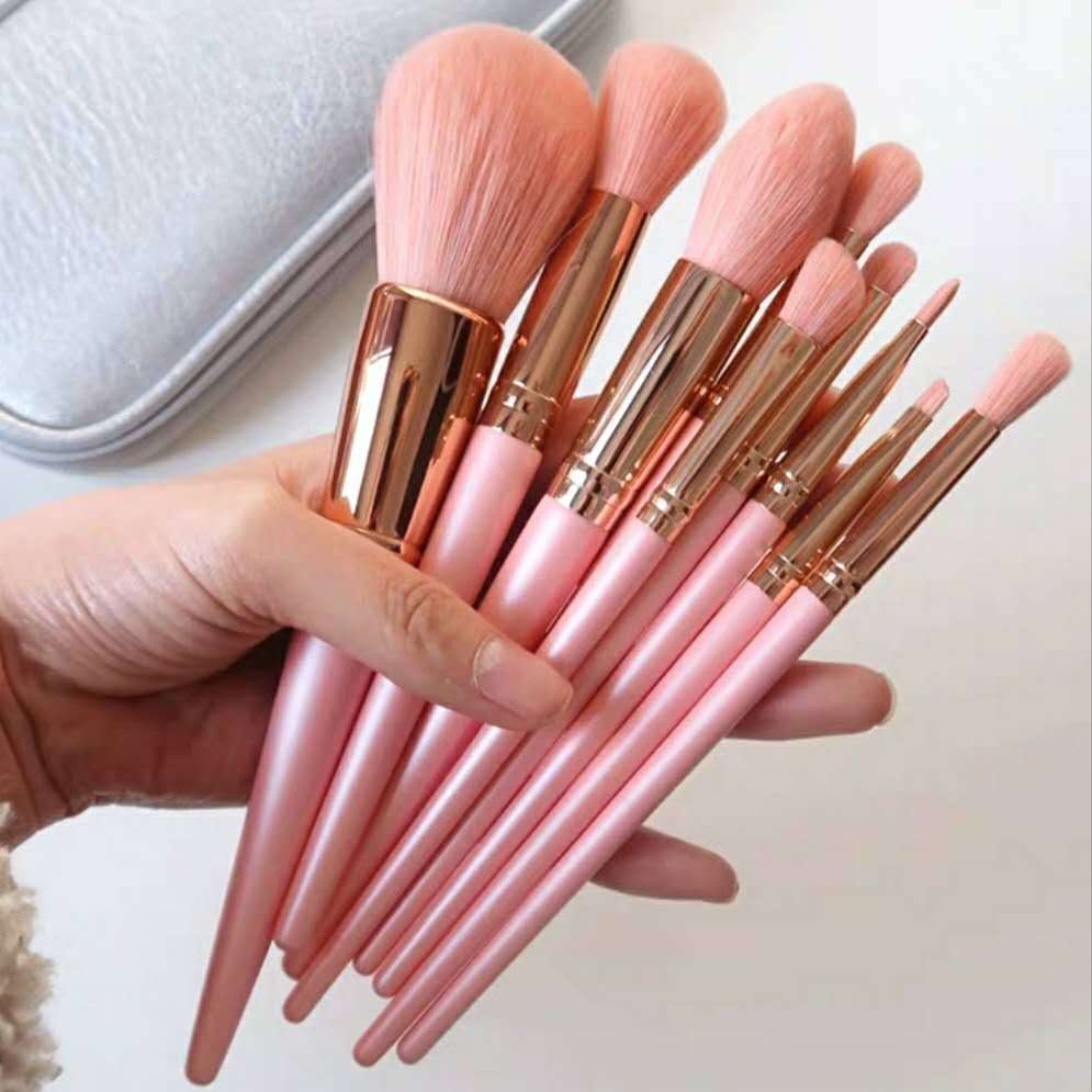 速干柔软粉色高光刷