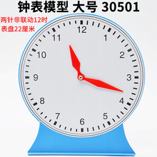 钟表教学模型钟面30501钟表模型教学演示用两针非联动数学模型