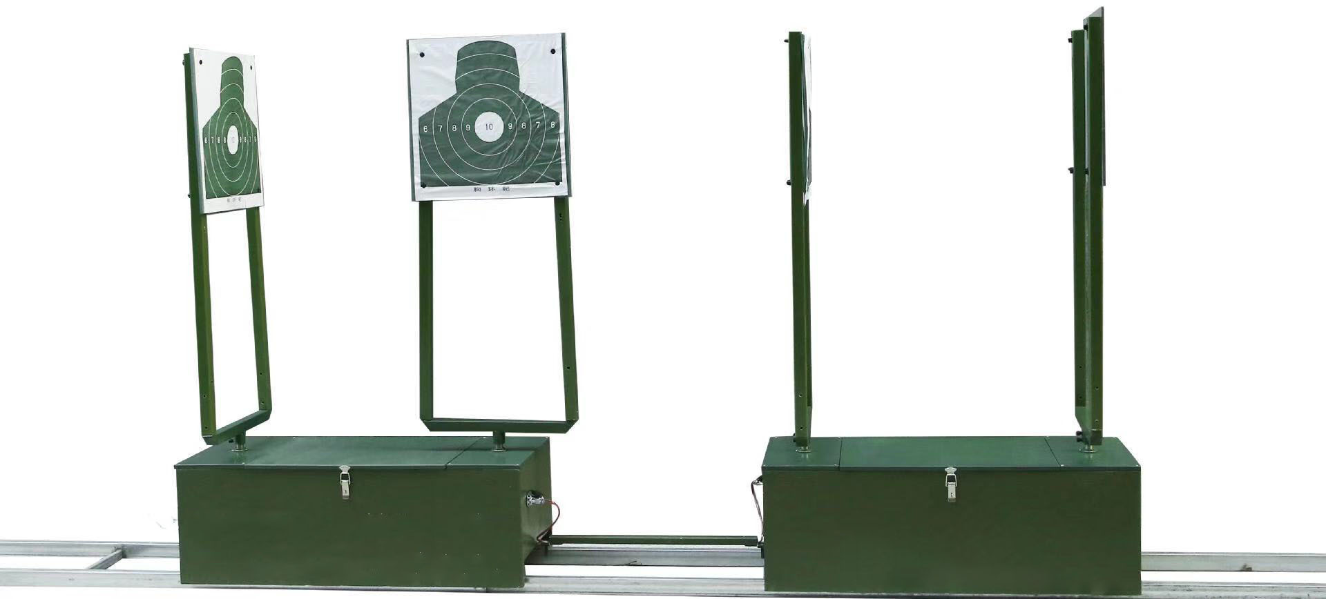 运动跑步靶靶机轨道式移动靶标横向移动靶机跑步靶