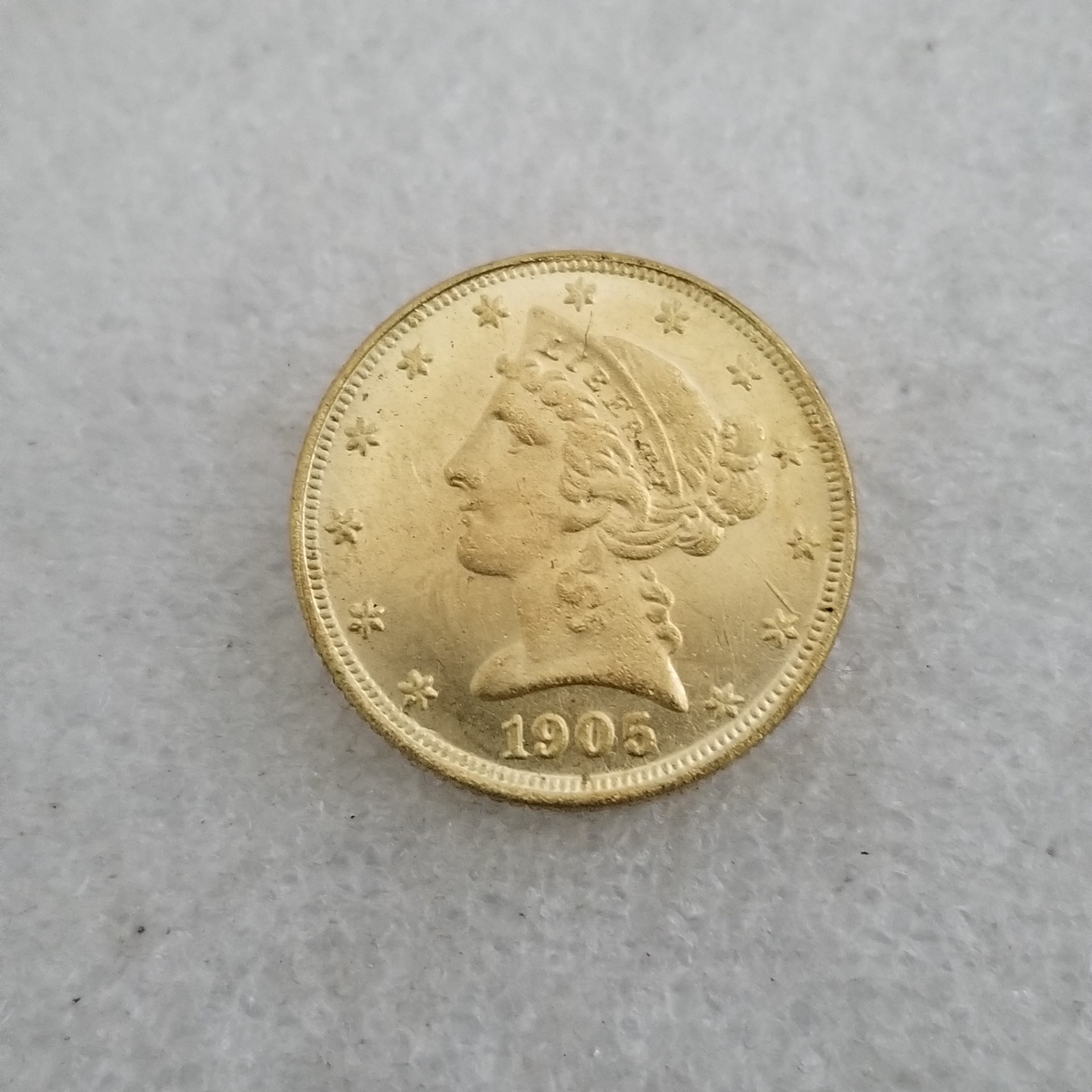 仿古工艺品美国1905黄铜材质银元银圆外贸收藏-阿里巴巴