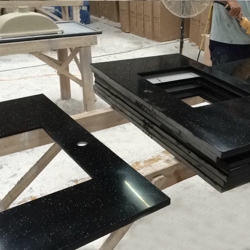 大理石浴室台面配套浴室柜厂人造石橱柜台面工程定做亚克力台面