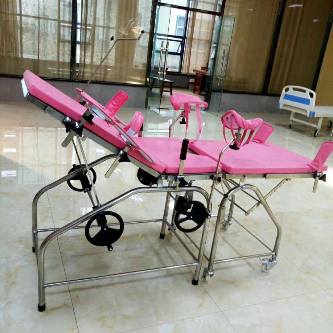 供应不锈钢妇科简易手术床妇科检查床乡镇卫生院用简易分娩床厂家