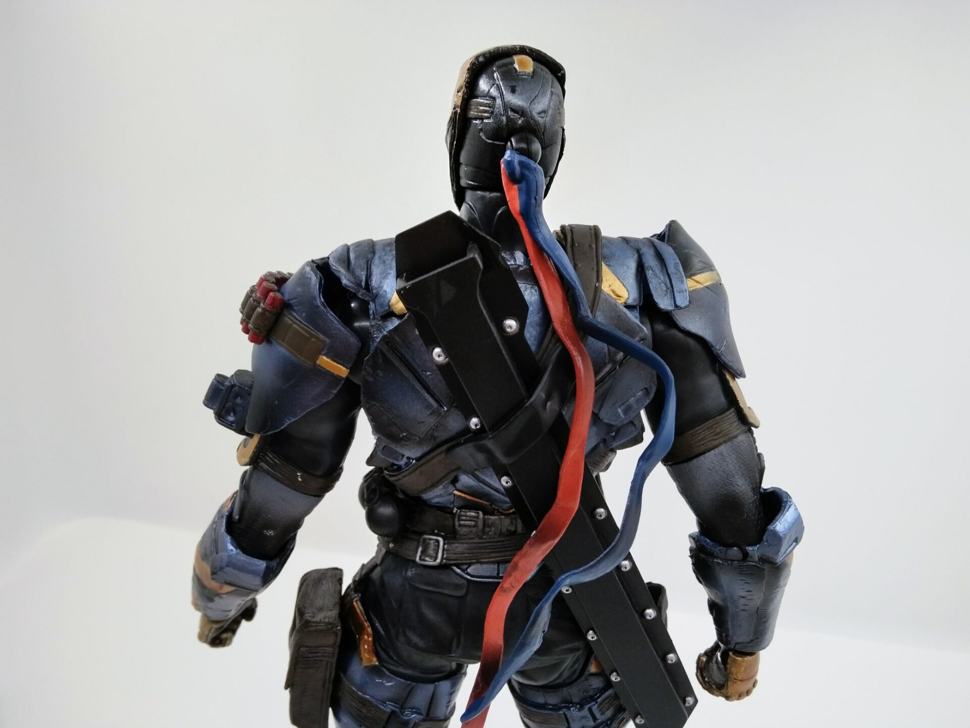 pa改 playarts改 阿克汉姆起源 丧钟 死侍 关节可动盒装手办模型