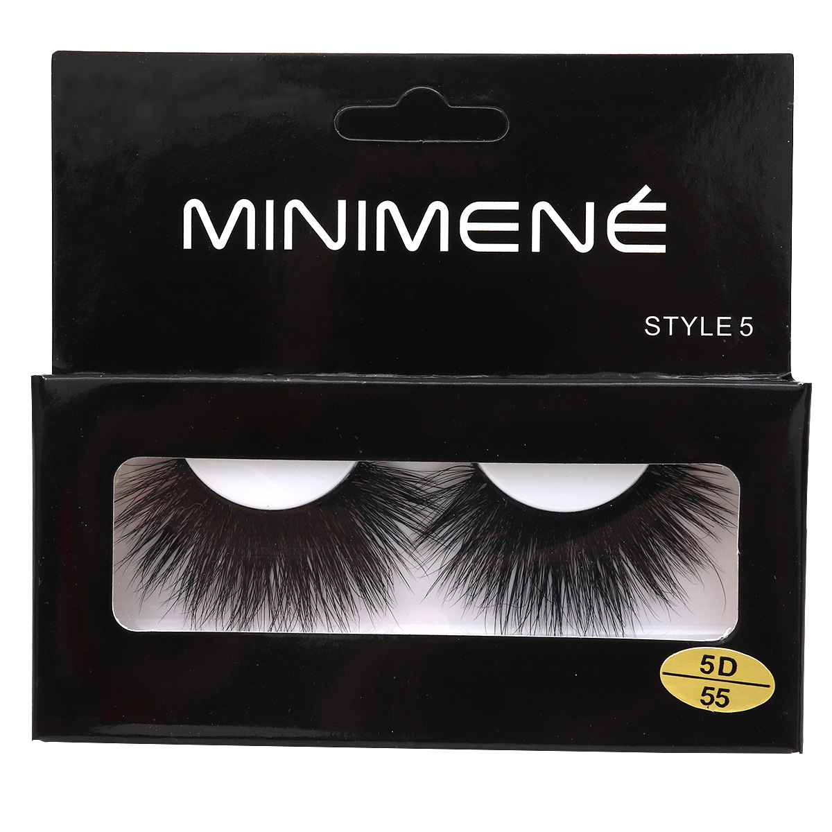 5D New Mink Hair False Eyelashes European and American Natural Thick False Eyelashes Lengthened 25mm Factory Wholesale Production