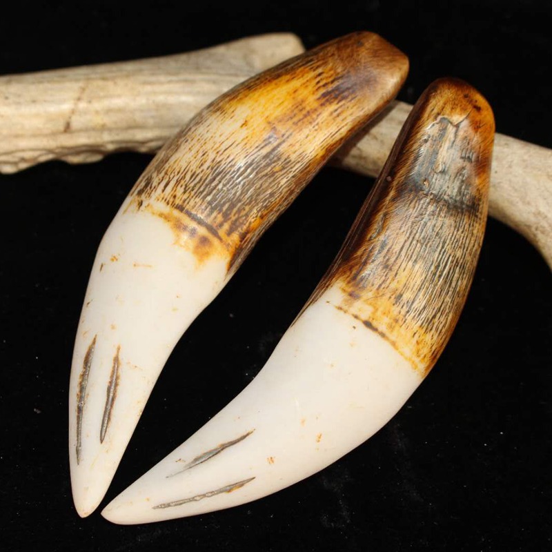批发古玩收藏古董仿古做旧牙齿树脂牙虎牙仿真牙工艺品
